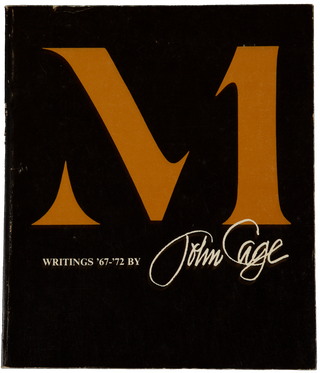 Item #34473 M: Writings '67 - '72. John CAGE