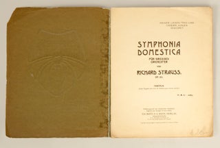 [Op. 53]. Symphonia Domestica. [Study score]