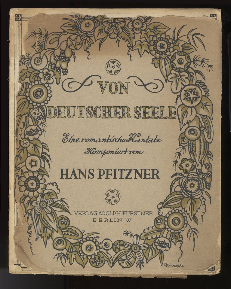 Item #34742 [Op. 28]. Von deutscher Seele [Piano-vocal score]. Hans PFITZNER.