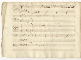Cavatina. Ah quanto e mai difficile. [Musical manuscript]. Italy, ca. 1800-20