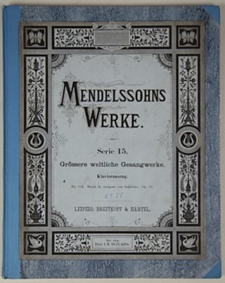 Item #35158 [Op. 55]. Musik zu Antigone von Sophokles [Piano-vocal score]. Felix MENDELSSOHN