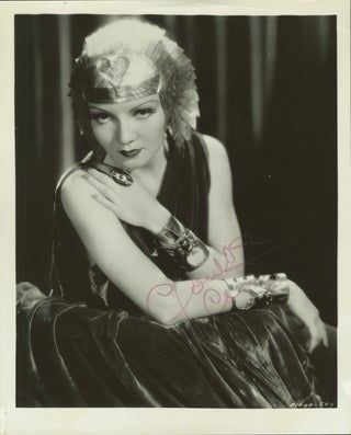 Item #35418 Three-quarter length photograph of the French-born American stage and film actress,...