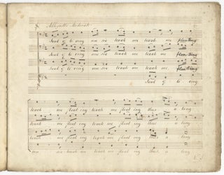 Item #35790 Soul of Living Music for unaccompanied male voices. [Musical manuscript]. James Henry...