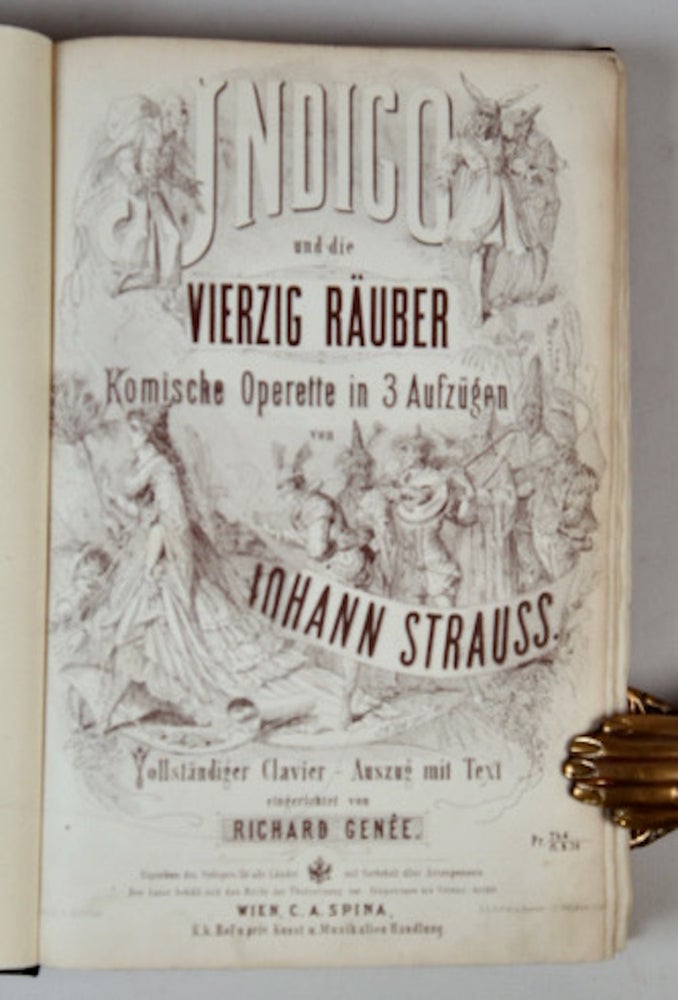 Item #36173 Indigo und die vierzig Räuber [Piano-vocal score]. Johann STRAUSS, Jr.