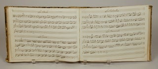 Musical manuscript containing operatic arias, vocal works, works for voice and keyboard and for solo keyboard, ca. 1830-40