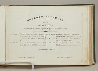 Bound volume containing one complete opera (Pacini's Merope) together with separately-issued operatic selections arranged for piano solo