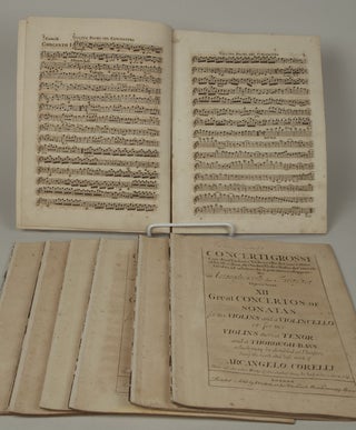 Item #36253 Concerti Grossi ... Opera Sesta [Complete set of parts]. Arcangelo CORELLI
