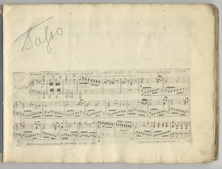 Torquato Tasso [Piano-vocal score, pre-publication proof copy]