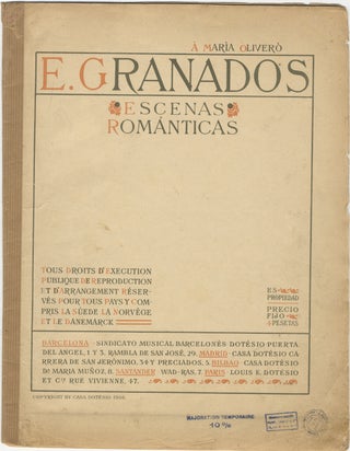 Item #36347 Escenas Románticas. Enrique GRANADOS