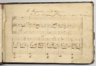 Item #36355 20 pieces in piano-vocal score. VOCAL MUSIC - French - Ca. 1830 - Manuscript