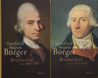 Item #36388 Gottfried August Bürger Briefwechsel ... in Verbindung mit Bernd Achenbach, Joachim...
