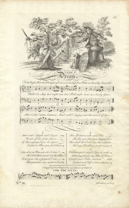 Item #36715 The Dream. Compos'd and Set to Musick by a Gentleman of Oxford. Plate. ENGLISH...