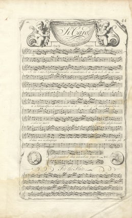 Item #36725 Si Caro Sung by Senesino. Plate 44 from George Bickham's The Musical Entertainer....