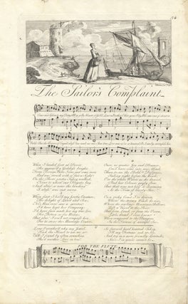 Item #36747 The Sailor's Complaint. Plate 54 from George Bickham's The Musical Entertainer....