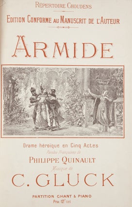 Item #36794 Armide Tragédie Lyrique en cinq actes et 8 tableaux Paroles Françaises de Philippe....