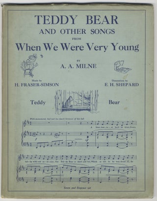Item #36886 Teddy Bear And Other Songs From "When We Were Very Young" Words by. Harold FRASER-SIMSON