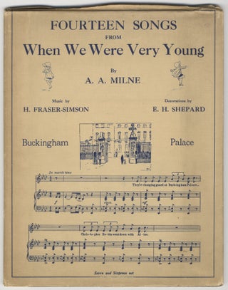 Item #36887 Fourteen Songs From "When We Were Very Young" Words by A.A. Milne Music by H....
