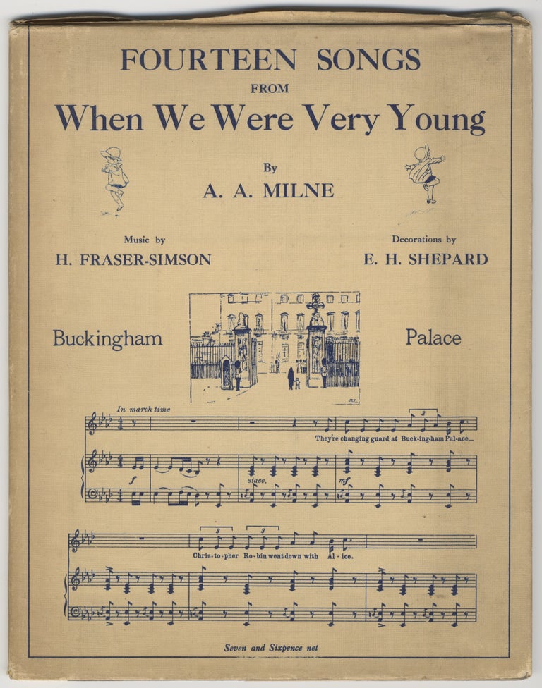 Item #36887 Fourteen Songs From "When We Were Very Young" Words by A.A. Milne Music by H. Fraser-Simson Decorations by E.H. Shepard .. Fifth Edition. Harold FRASER-SIMSON.