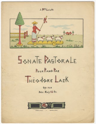 Item #36913 Sonate Pastorale Pour Piano ... Op: 253. Théodore LACK