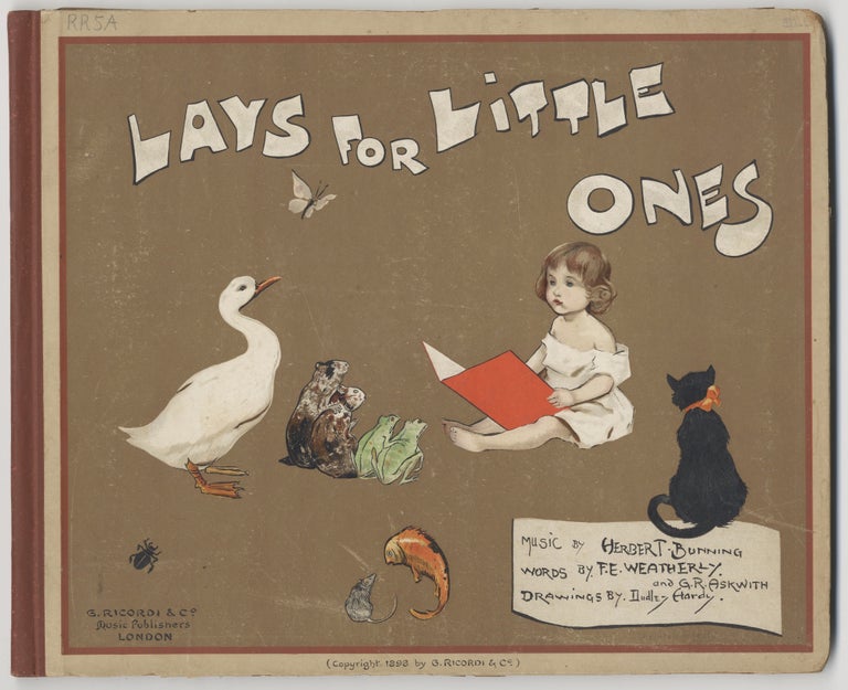 Item #36918 "Lays For Little Ones" ... Words by F.E. Weatherly, and G.R. Askwith, Drawings by Dudley Hardy. [Voice and piano]. Herbert BUNNING.