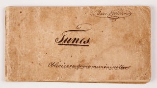 Item #37962 Early 19th century American manuscript tunebook