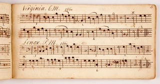 Early 19th century American manuscript tunebook