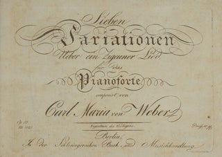 Aufforderung zum Tanze Rondo Brillant für das Piano=Forte componirt und seiner Caroline gewidmet von Carl Maria von Weber. Gespielt vom Componisten in seinem Concerte zu Berlin. ... Op: 65. Preis 18g.