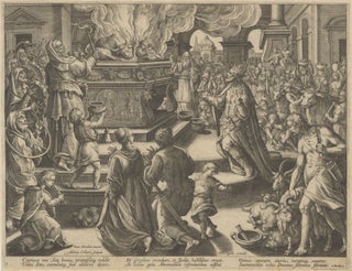 Item #38905 Engraving by Adriaen Collaert (ca. 1560-1618) after Jan van der Straet [Stradanus]...