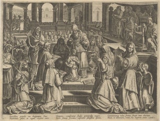 Item #38906 Engraving by Adriaen Collaert (ca. 1560-1618) after Jan van der Straet [Stradanus]...