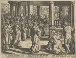Item #38908 Engraving by Adriaen Collaert (ca. 1560-1618) after Jan van der Straet [Stradanus]...