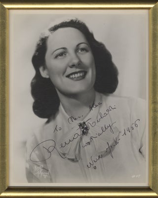 Item #39081 Signed photograph of the distinguished lirico-spinto Italian soprano. Renata TEBALDI