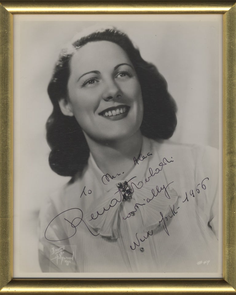 Item #39081 Signed photograph of the distinguished lirico-spinto Italian soprano. Renata TEBALDI.