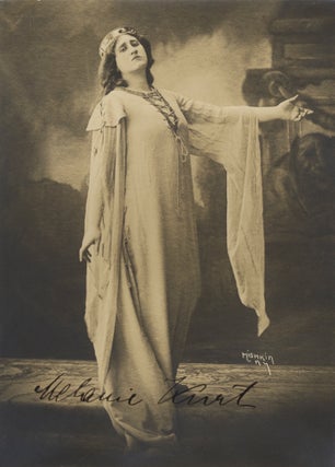 Item #39152 Full-length photograph by Mishkin of the Austrian soprano in role portrait with...