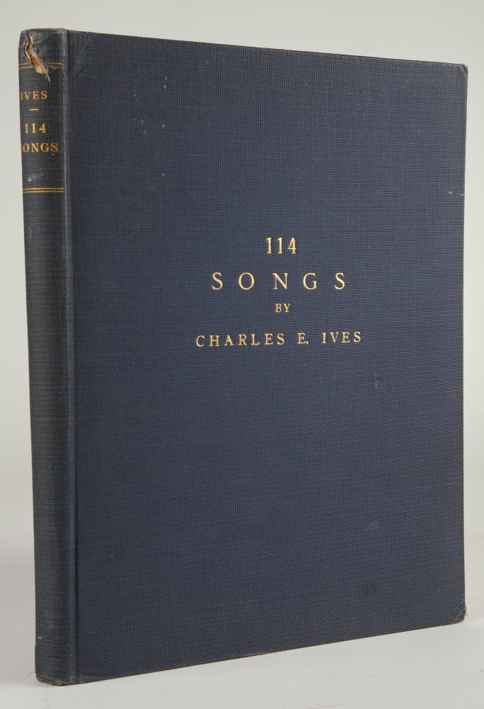Item #39228 114 Songs. Charles IVES.