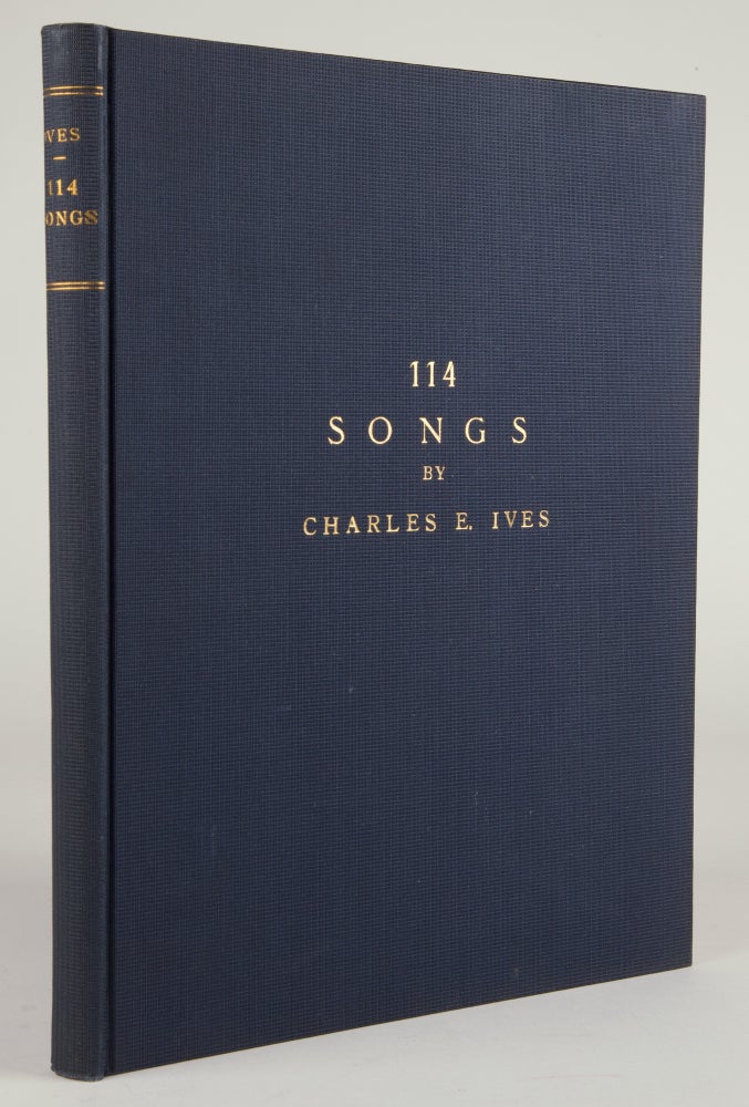 Item #39248 114 Songs. Charles IVES.