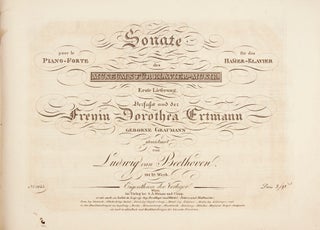 Item #39357 [Op. 101]. Sonate pour le Piano-Forte für das Hammer-Klavier des Museum's für...