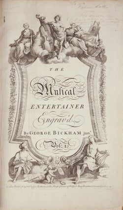 Item #39411 The Musical Entertainer. Complete 2-volume set ,with a total of 200 fine engraved....