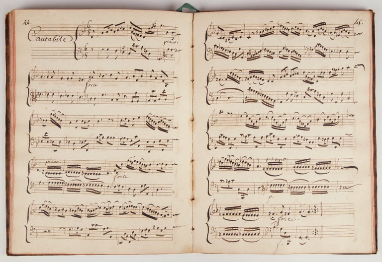 Item #39458 Triot[!] de Quentin 2. Desus. [Musical manuscript]. Jean-Baptiste 1718-ca. 1750 QUENTIN, le Jeune.