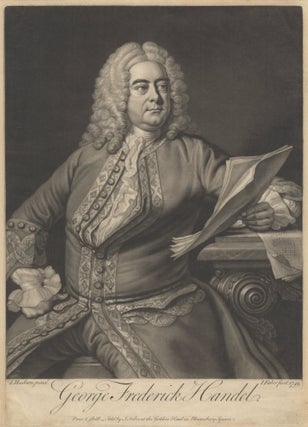 Item #39476 Fine mezzotint portrait engraving by John Faber the Younger after the painting by...