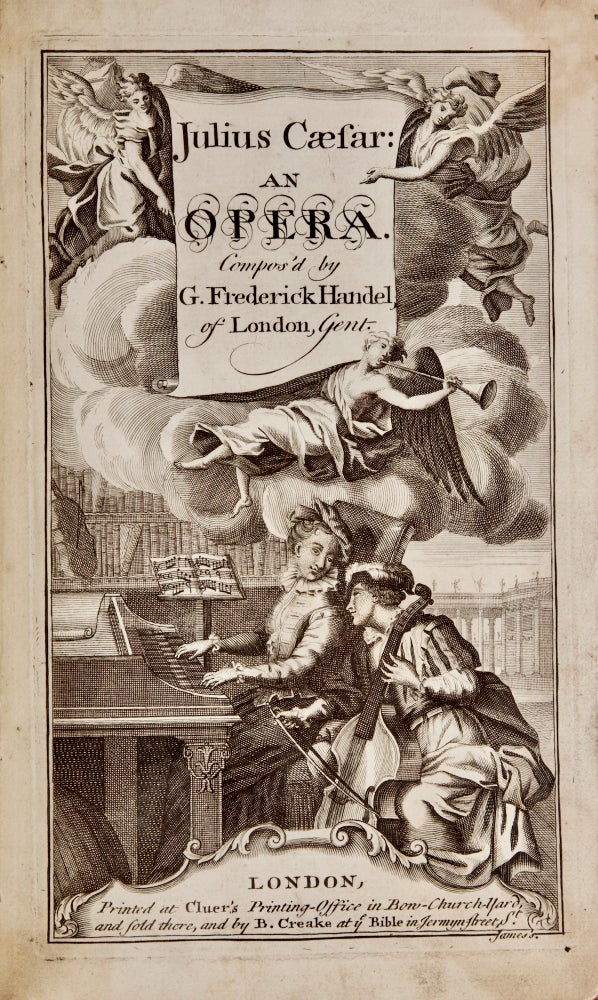 Item #39495 Julius Caesar: An Opera. [Full score]. George Frideric HANDEL.