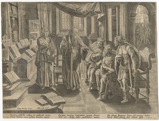 Item #39565 Engraving by Adriaen Collaert (ca. 1560-1618) after Jan van der Straet [Stradanus]...