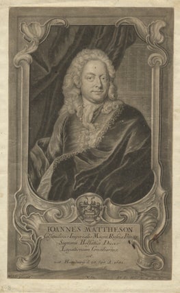 Item #39567 Fine mezzotint portrait engraving by Johann Jakob Haid (1704-1767) after the painting...