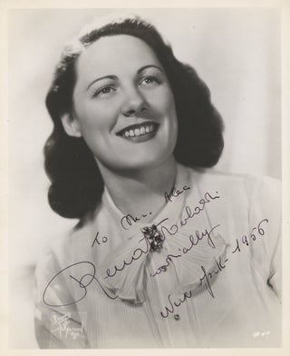 Item #39581 Signed photograph of the distinguished lirico-spinto Italian soprano. Renata TEBALDI