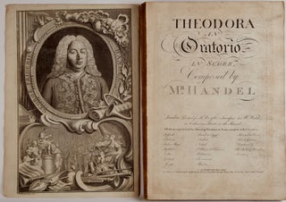 Item #39743 Theodora An Oratorio In Score. [HWV 68]. George Frideric HANDEL