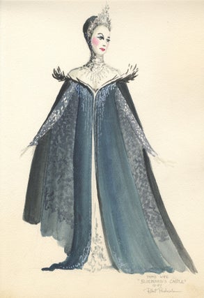Item #39912 Bluebeard's Castle, an opera. 6 fine original costume designs in watercolor by...