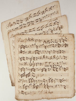 Item #40863 Sonata Quinta da Camera. [Set of parts]. [Copyist musical manuscript]. ANON. - 18th...