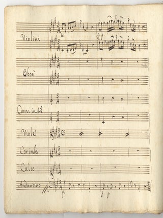 Ah se l'avverso Fato ... Scena e Duetto. [Copyist musical manuscript full score]