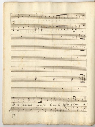 Ah se l'avverso Fato ... Scena e Duetto. [Copyist musical manuscript full score]