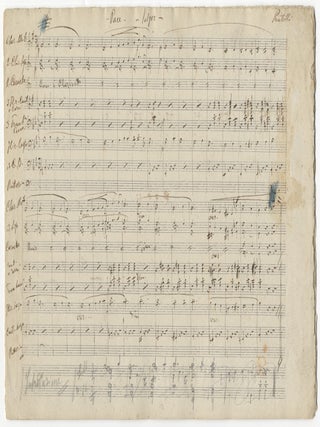 Item #40874 Pace - Valzer. [For marching band]. [Autograph musical manuscript]. PRATELLI