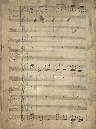 Item #40917 Come .... oi me .... partir degg'io. [Operatic quartet]. [Copyist musical...